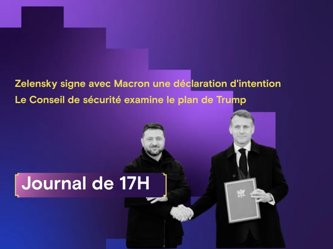 Zelensky signe avec Macron une déclaration d'intention,  l'ONU examine le plan de Trump