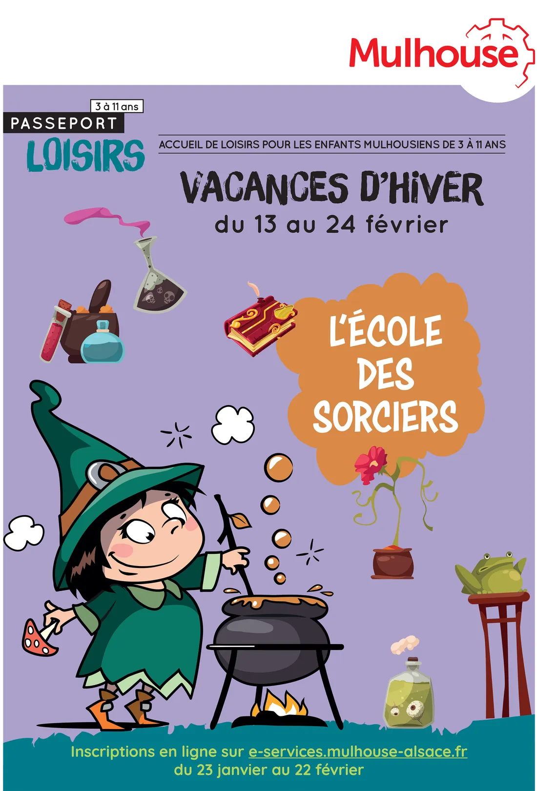 Accueil de Loisirs pour les enfants mulhousiens de 3 à 11 ans - vacances d'hiver