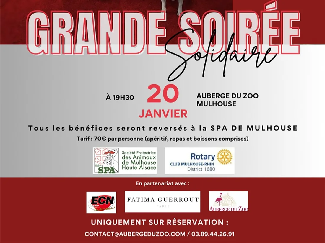 Grande Soirée Solidaire SPA de Mulhouse