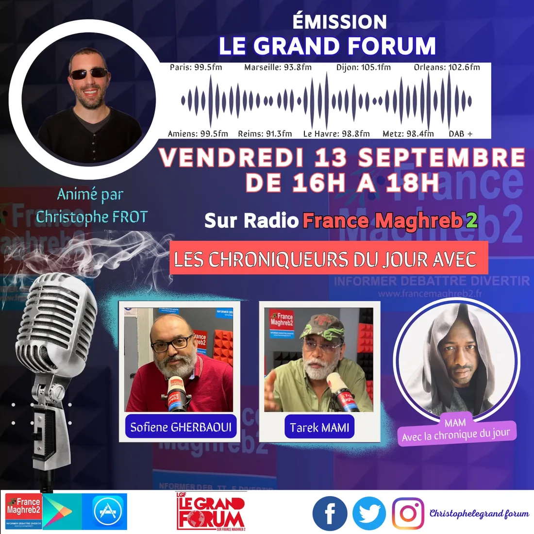 LE GRAND FORUM #LGF DU VENDREDI 13 SEPTEMBRE 2024