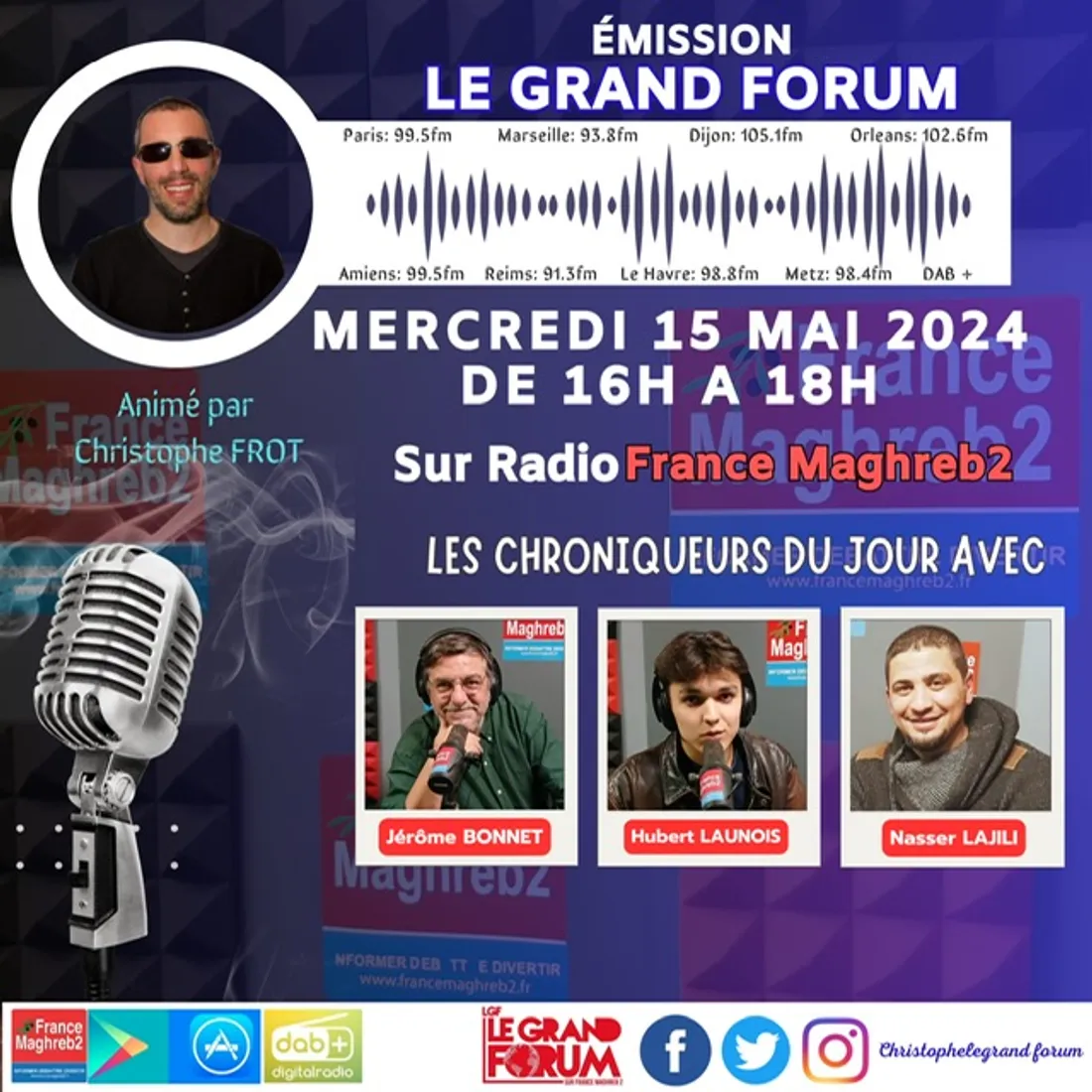 Le grand forum #Lgf du mercredi 15 mai 2024