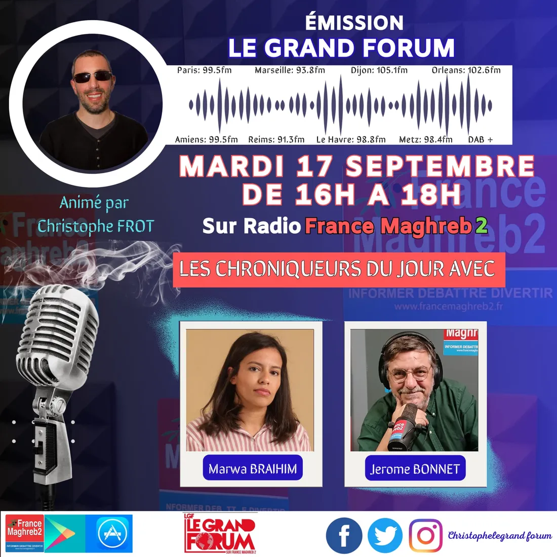 LE GRAND FORUM #LGF DU MARDI 17 SEPTEMBRE 2024