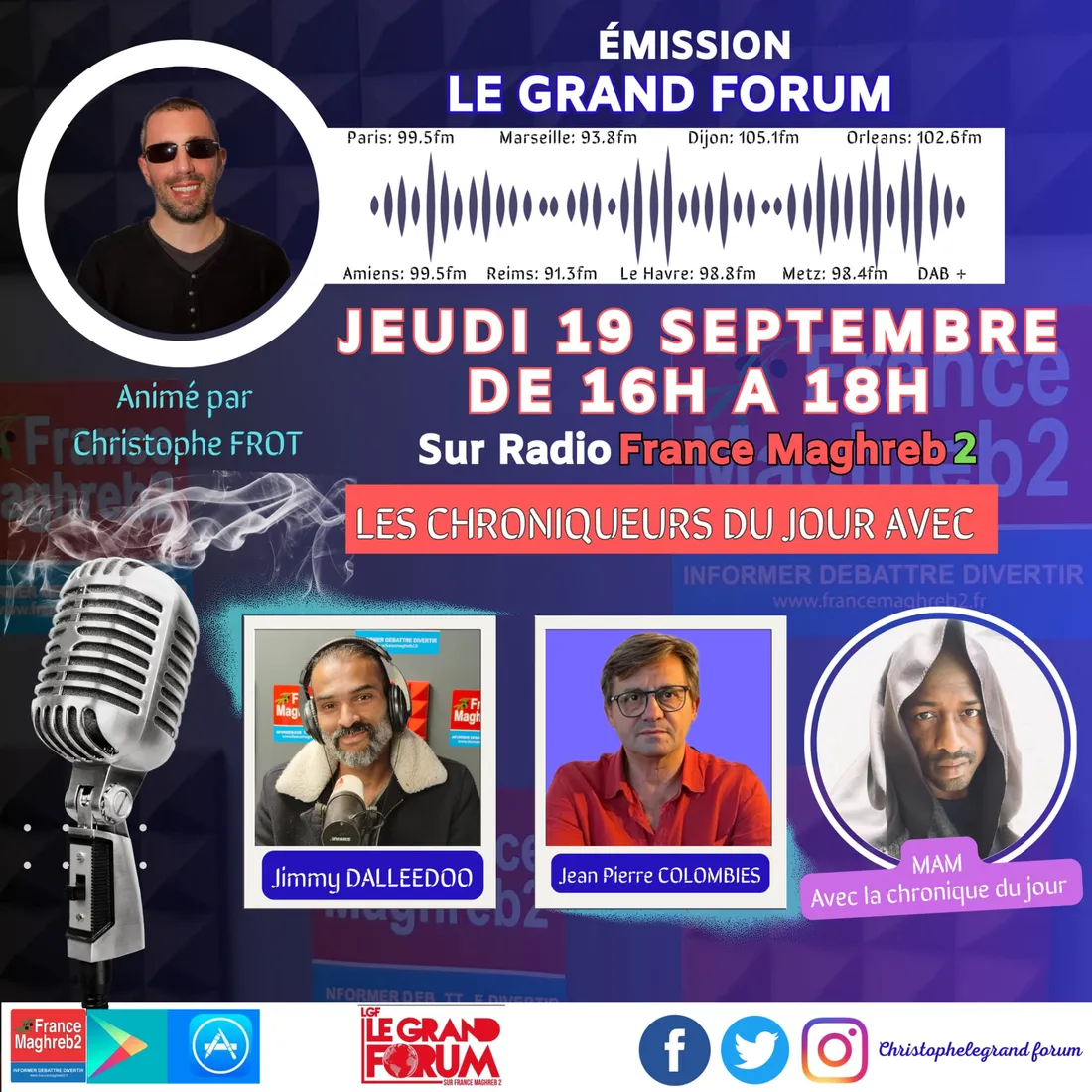 LE GRAND FORUM #LGF DU JEUDI 19 SEPTEMBRE 2024