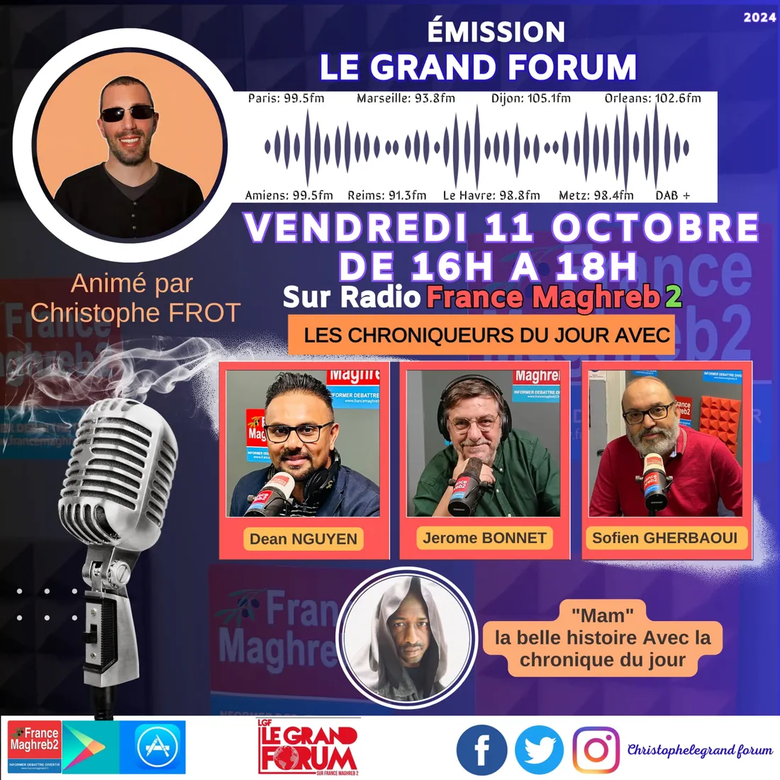 Le grand forum #Lgf du vendredi 11 octobre 2024