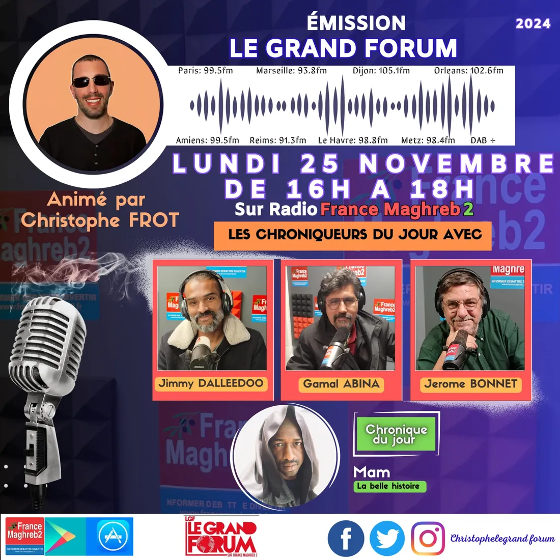 Le grand forum #Lgf du lundi 25 novembre 2024
