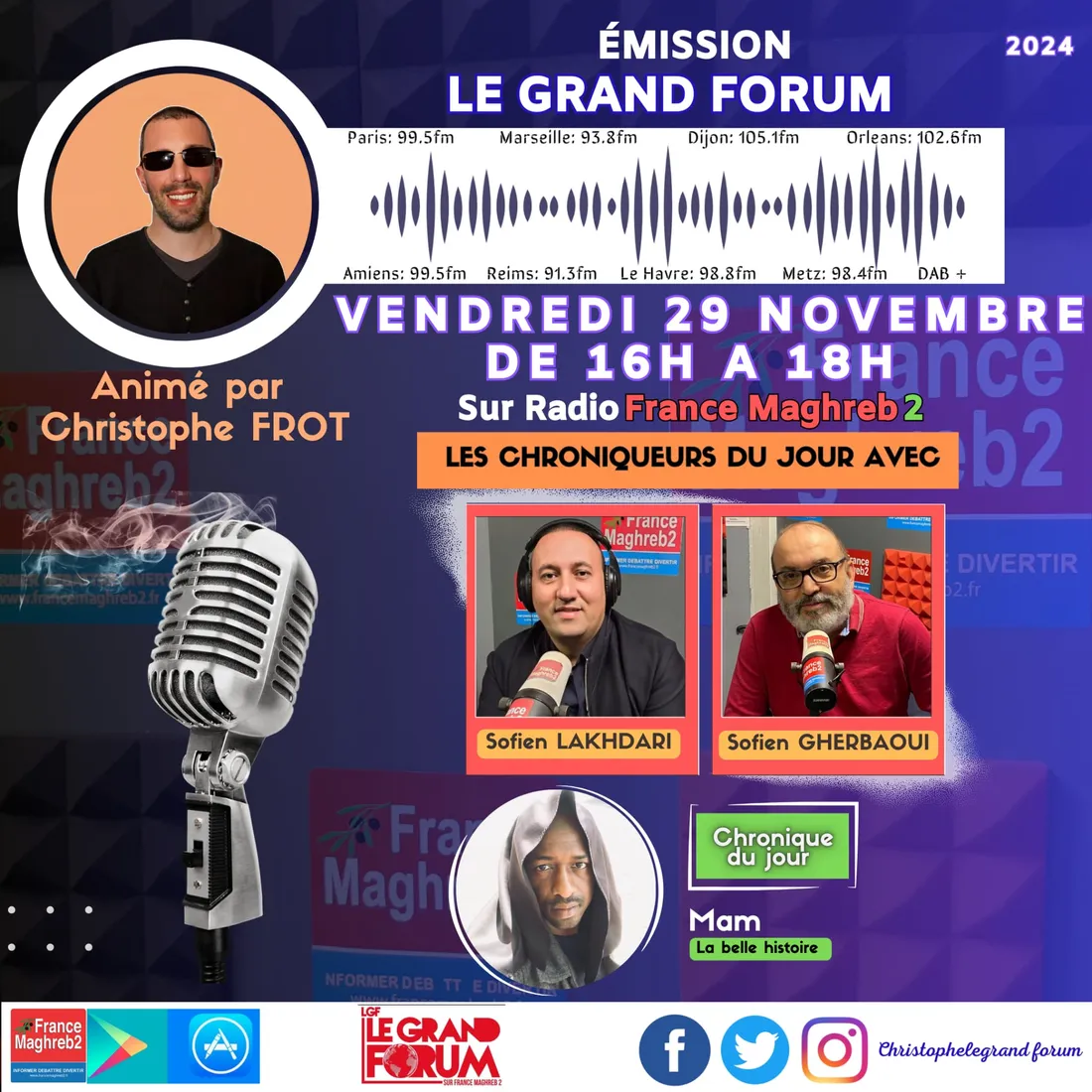 Le grand forum #Lgf du vendredi 29 novembre 2024