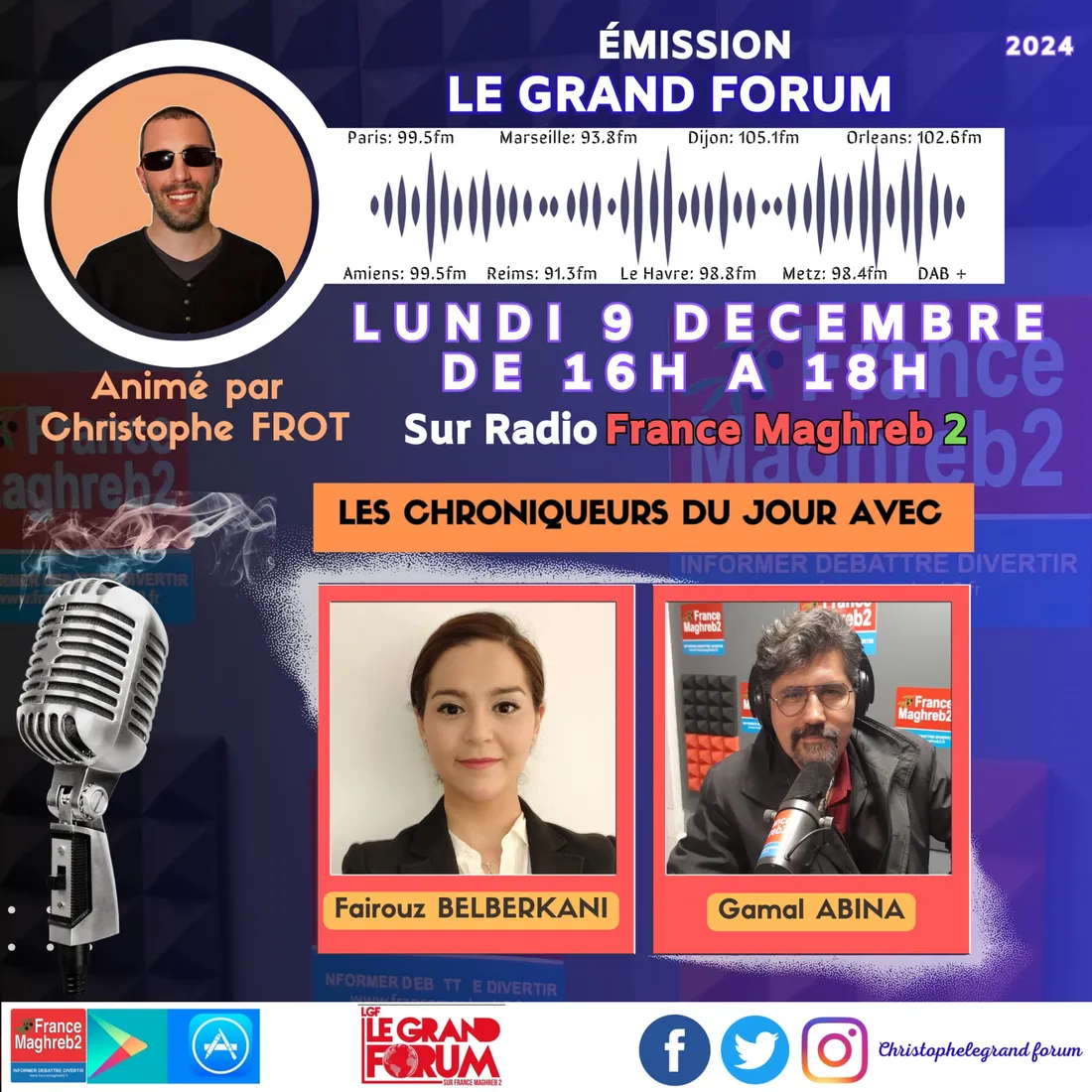 Le grand forum #Lgf du lundi 9 décembre 2024