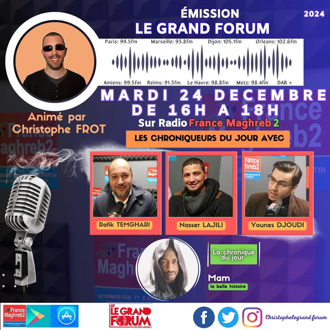 Le grand forum #Lgf du mardi 24 décembre 2024