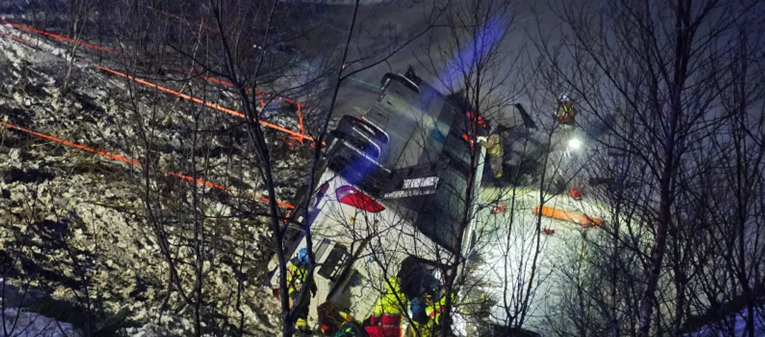 Norvège : Trois morts et des blessés dans un accident de car touristique