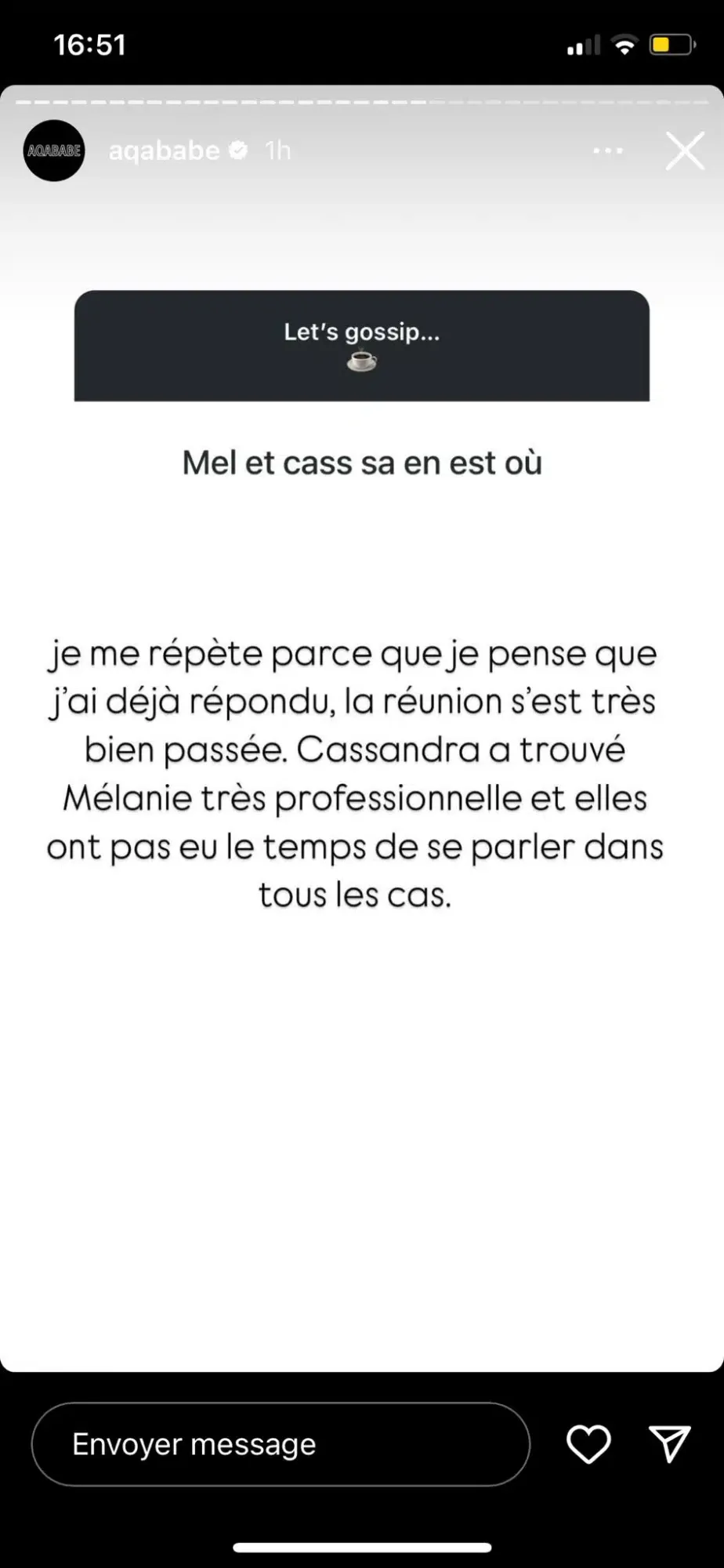 Mélanie Dedigama brise le silence sur son conflit avec Cassandra Jullia