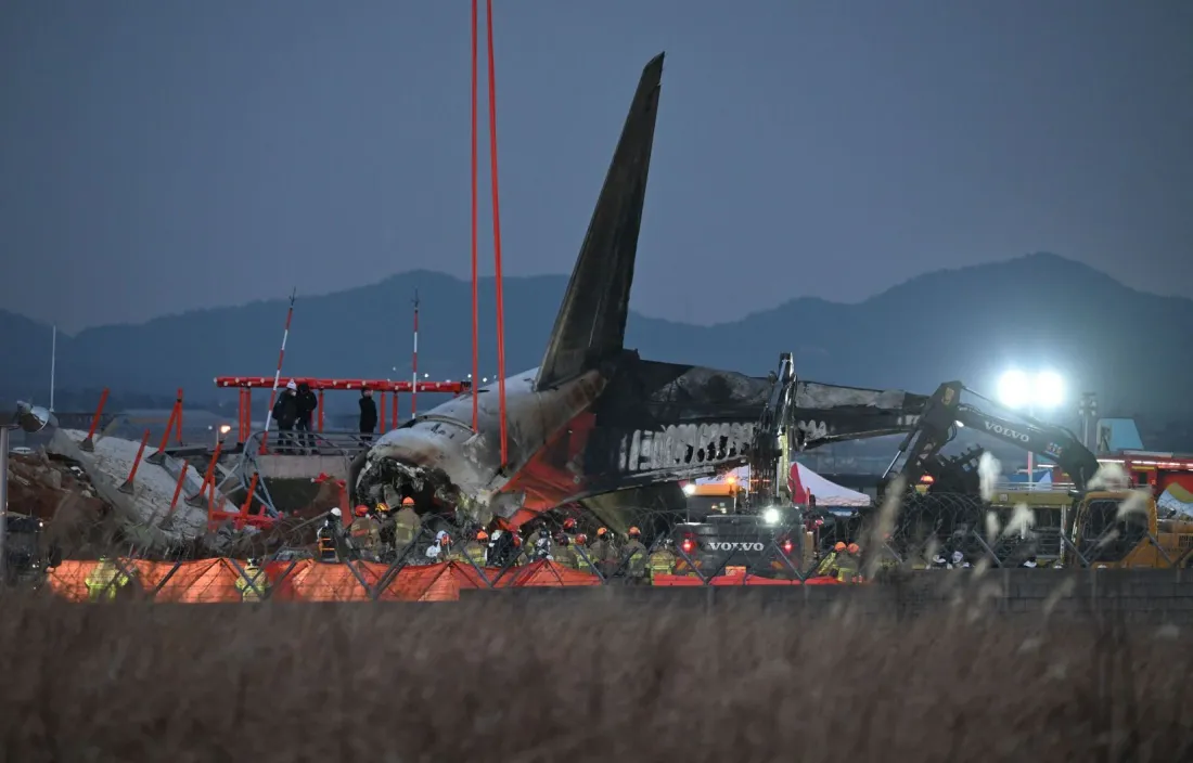 Un avion s'écrase en Corée du Sud faisant 179 victimes