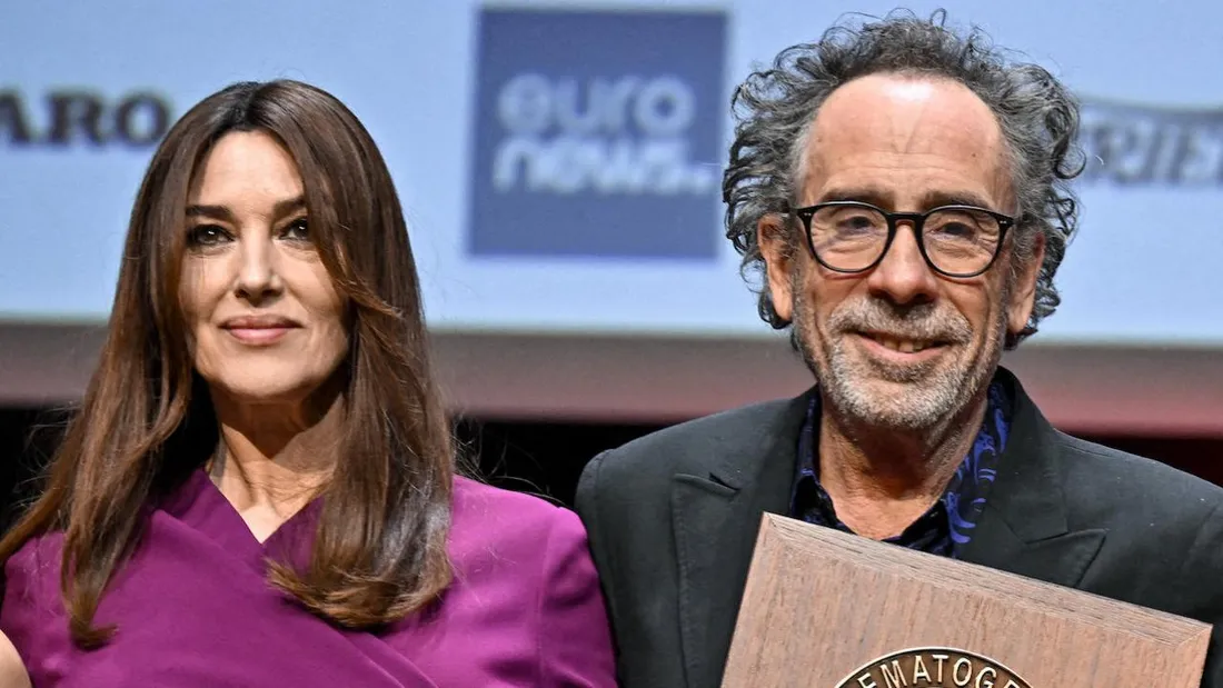 Le couple Monica Bellucci et Tim Burton : elle se confie sur leur relation 