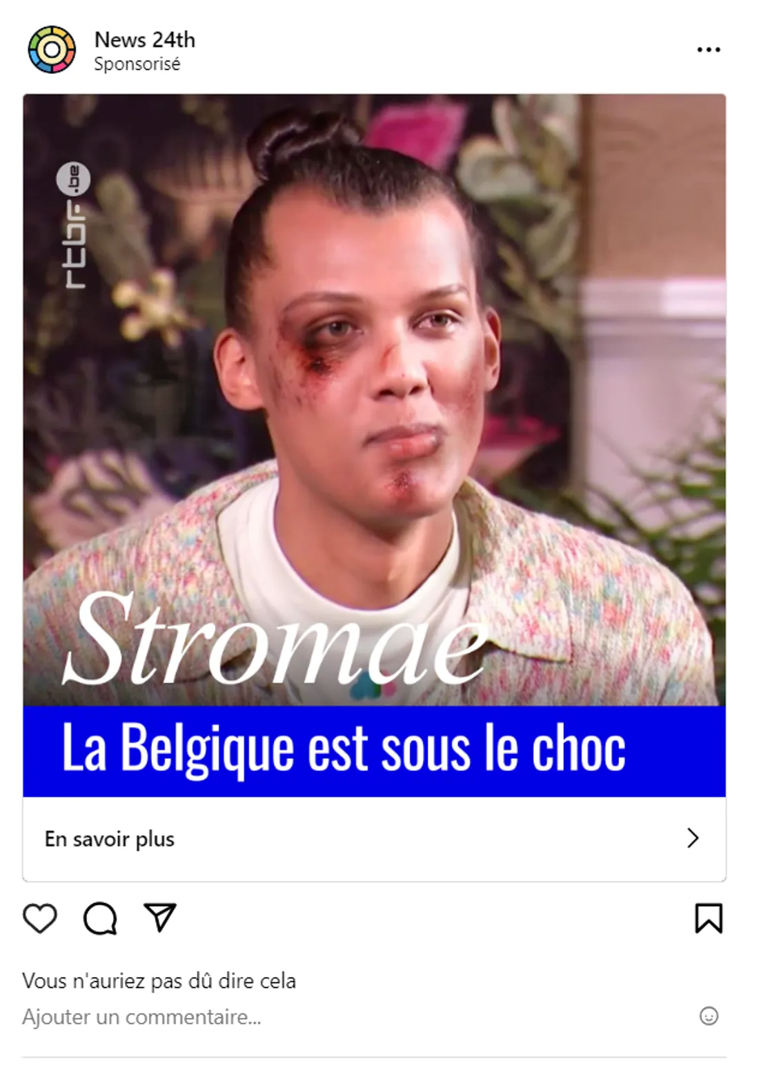 Alerte arnaque : fausse agression de Stromae utilisée dans une campagne publicitaire trompeuse !