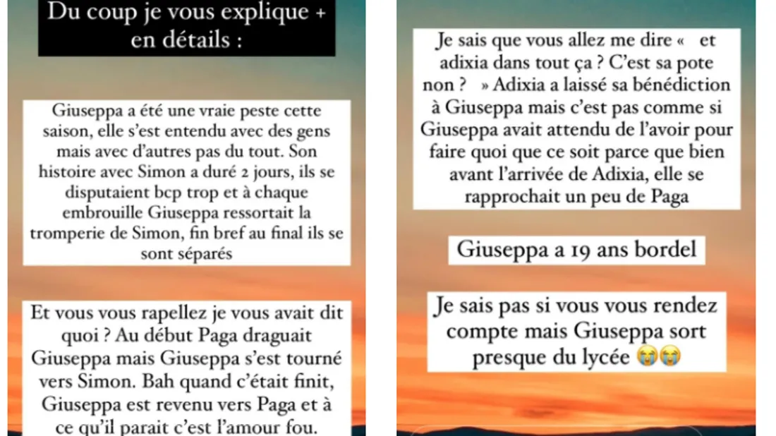 Shayara TV explique la relation entre Giuseppa et Paga