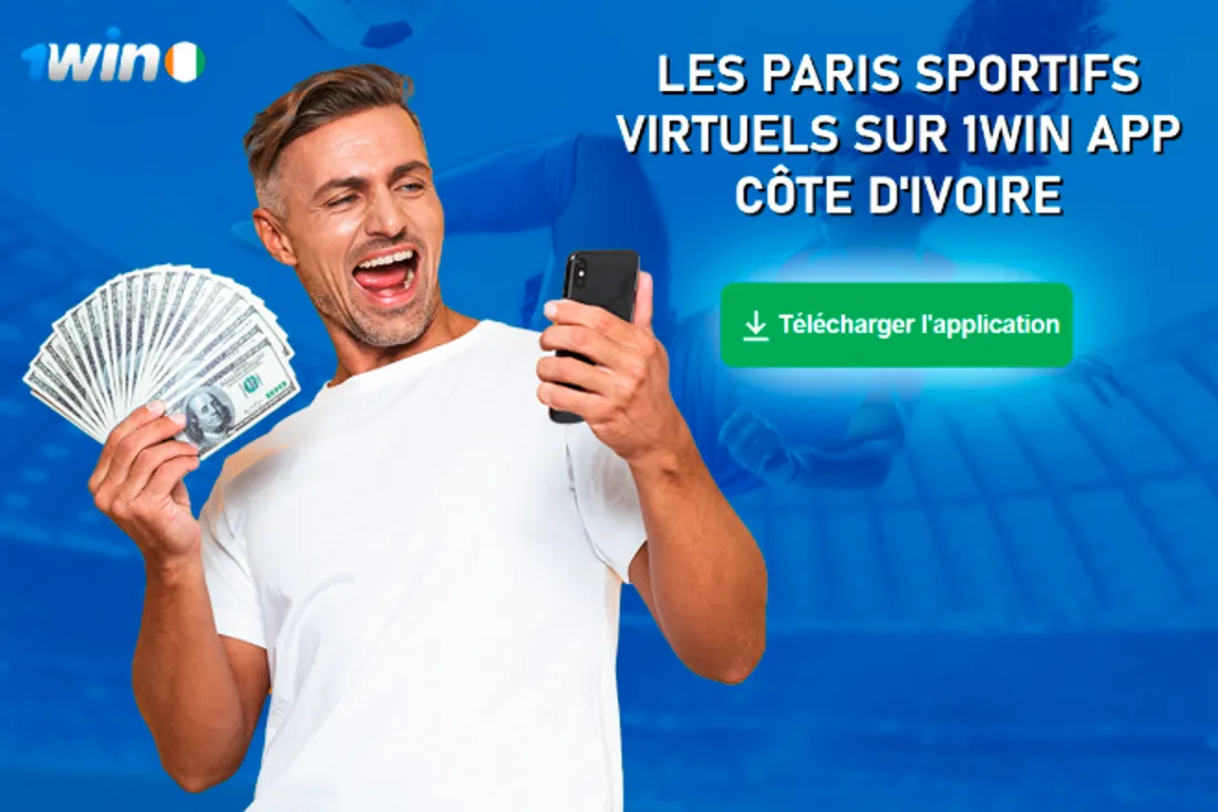 Les paris sportifs virtuels sur 1Win App Côte d'Ivoire