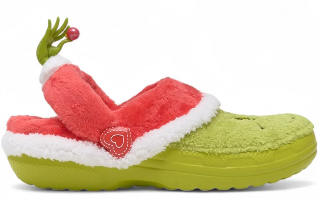 Crocs lance une collection spéciale Grinch
