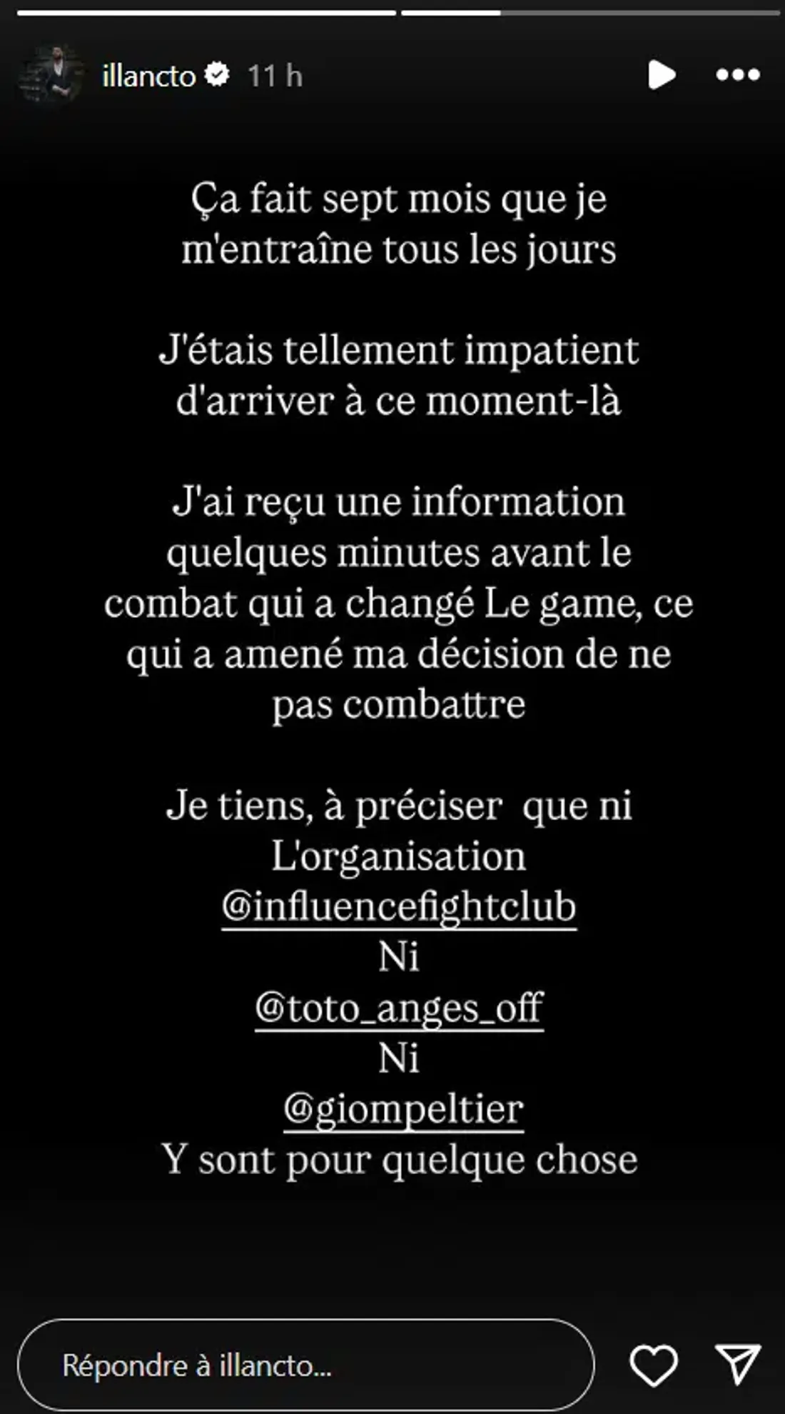 Illan Castronovo, le mystère de son refus de combattre dévoilé