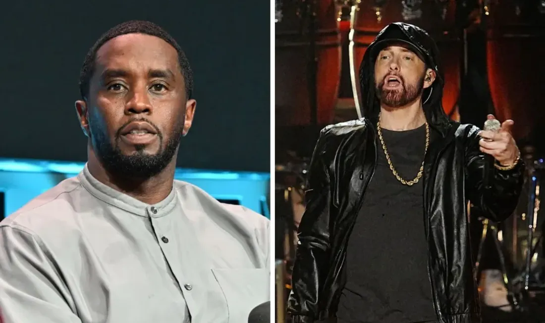Les fans d'Eminem découvrent des messages visant Diddy dans ses chansons