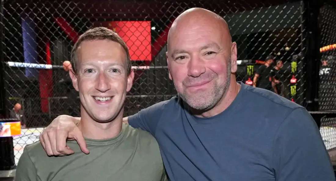 Dana White s'associe à Mark Zuckerberg pour améliorer l'UFC 