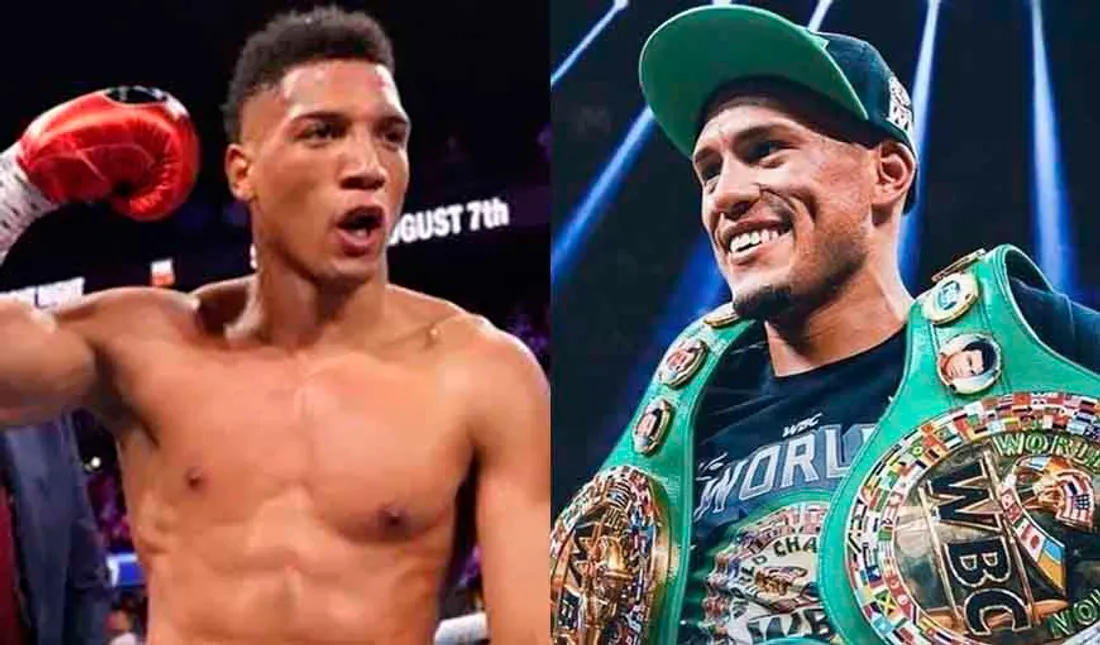 Tension entre David Benavidez et David Morrell lors d'un entraînement public