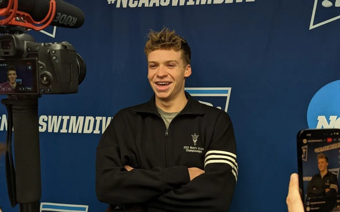 Léon Marchand et le défi alimentaire américain