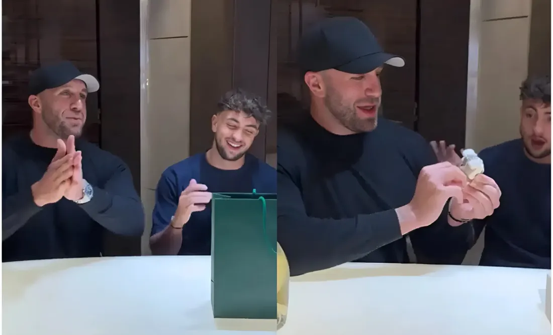 Inoxtag honoré par GMK avec une Rolex après son ascension de l'Everest