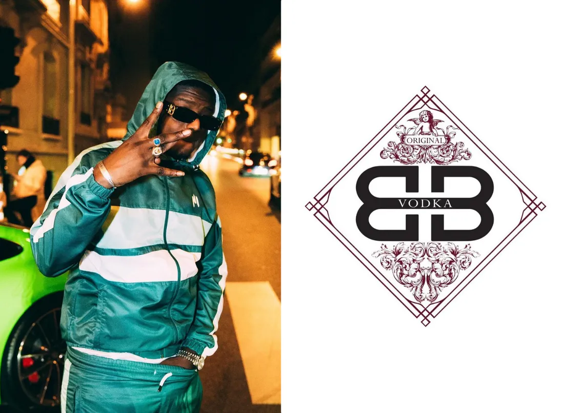 Ninho sort sa propre marque de vodka :  « BB Vodka »