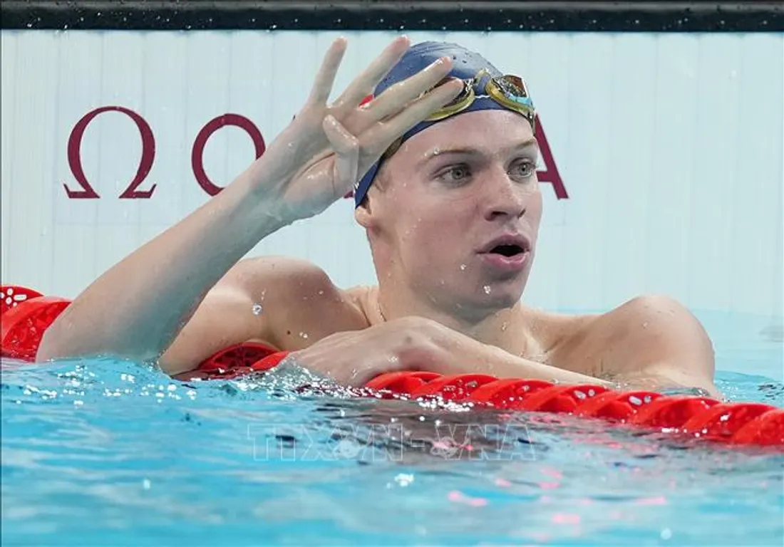 Léon Marchand, l'homme qui nage dans l'or : combien va t-il gagner après les JO 2024 ?