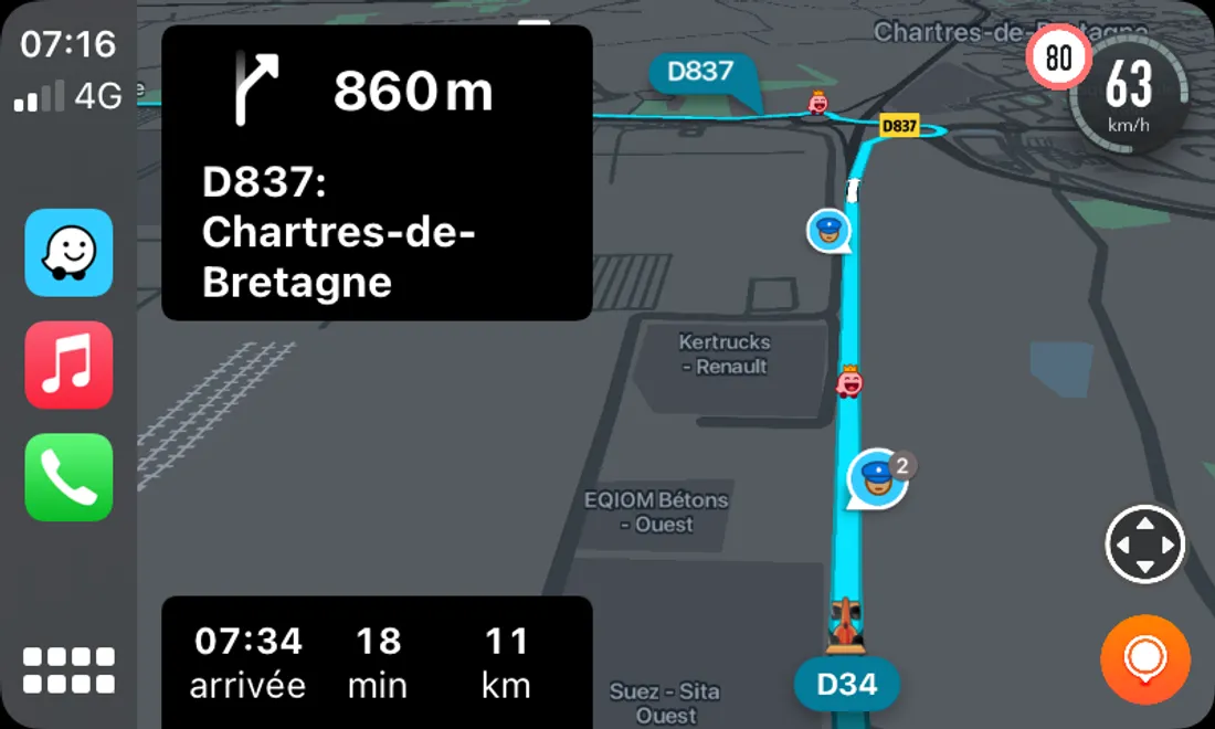 Waze facilite le signalement des radars dans sa nouvelle mise à jour