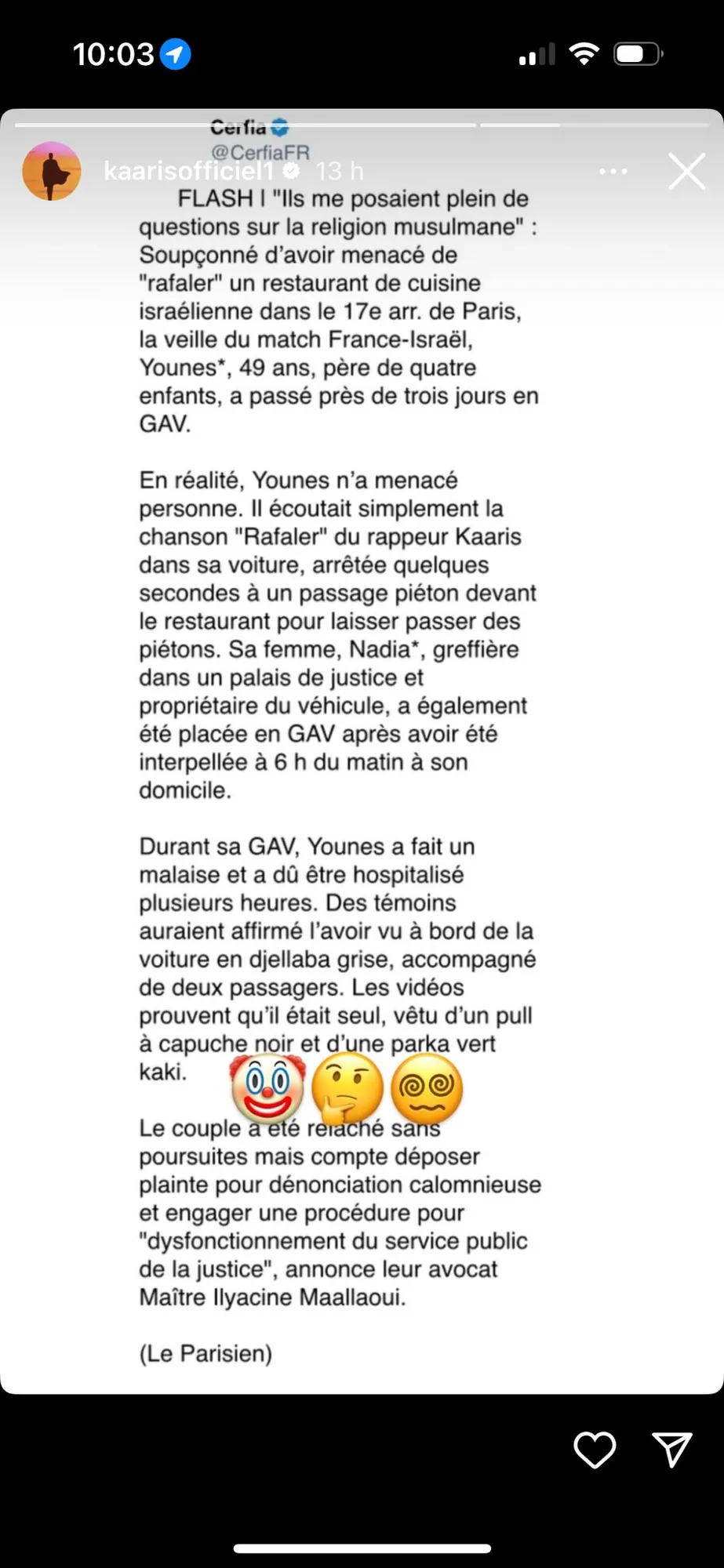 Kaaris tend la main à un couple injustement arrêté à cause de sa musique