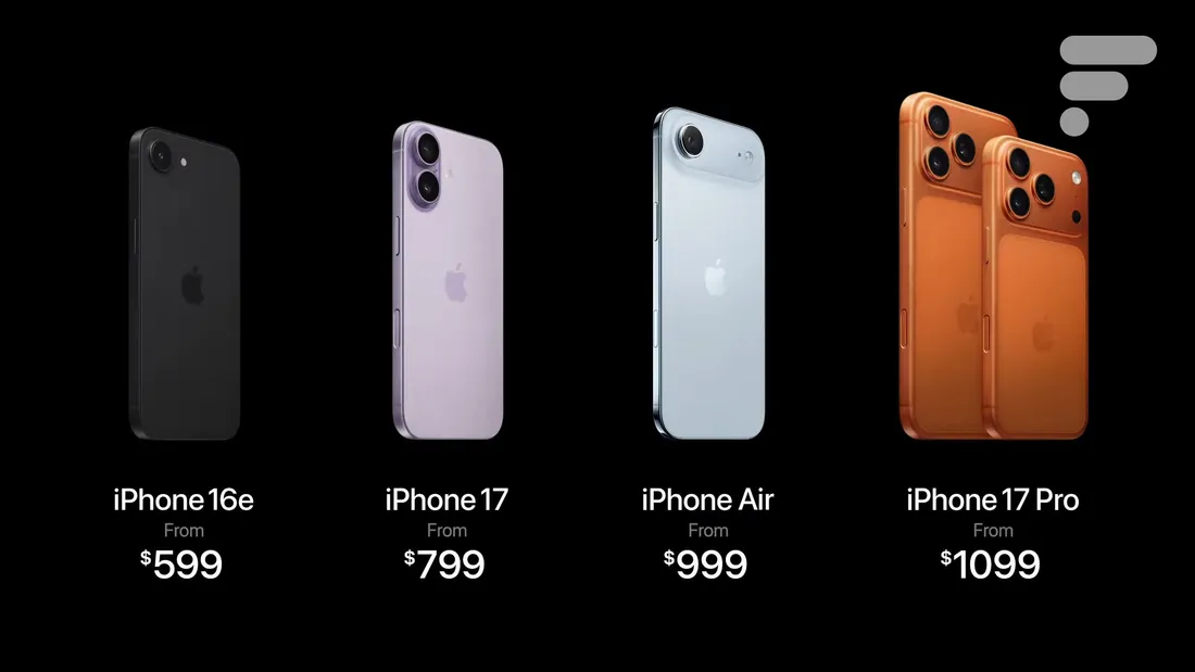 Iphone air, Iphone 17, 17 pro et pro max : ce qu’il faut savoir sur les nouveaux smartphones d’Apple