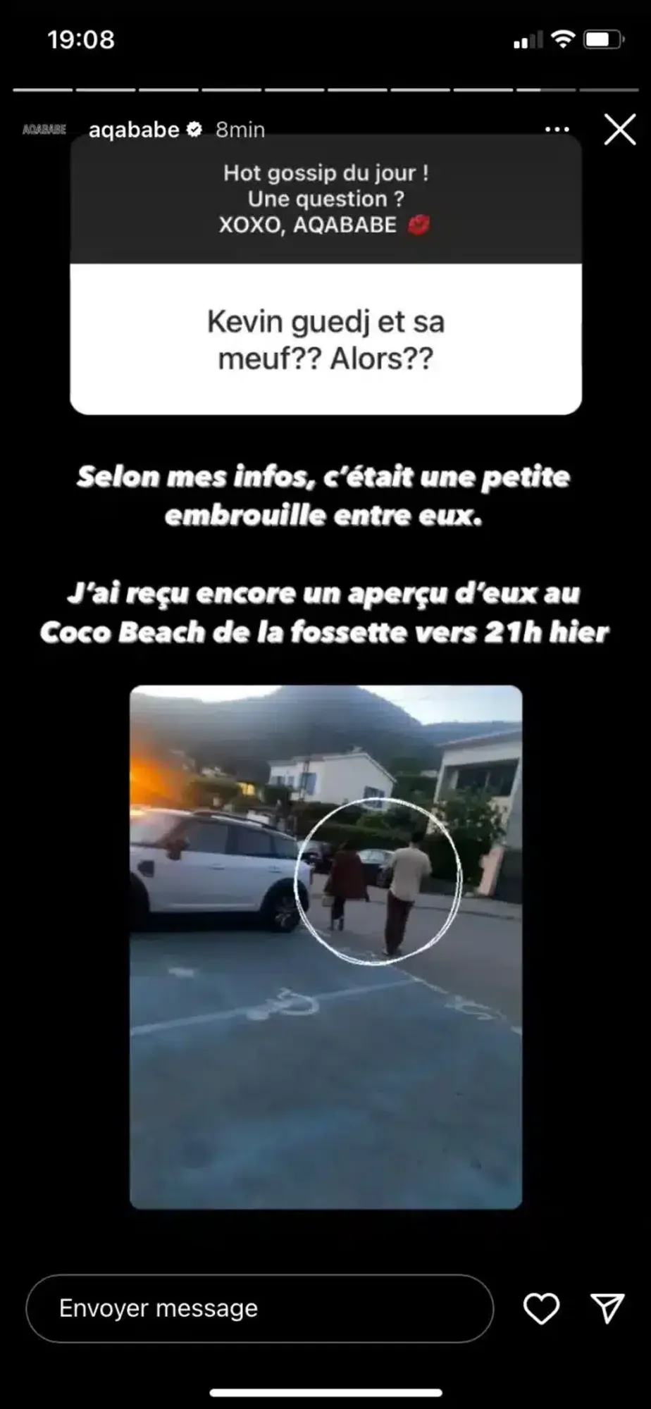 Kevin Guedj et Chloé c'est fini ? Aquababe explique la situation 