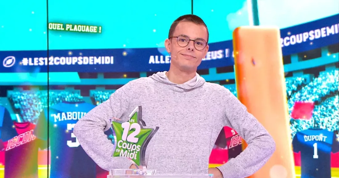 Émilien, le champion des 12 Coups de midi, subit sa première défaite