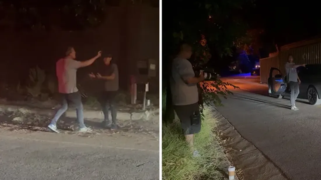 Ben Affleck confronte des paparazzis pour protéger sa conduite et sa famille