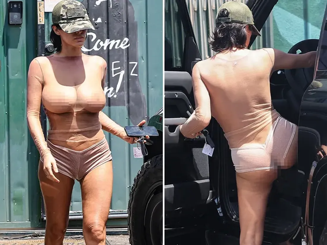 Bianca Censori, épouse de Kanye West, fait sensation avec un haut totalement transparent