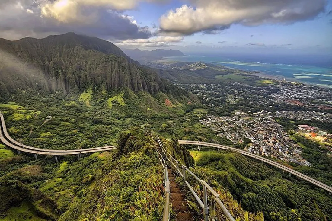 escaliers de Haʻikū à Hawaii