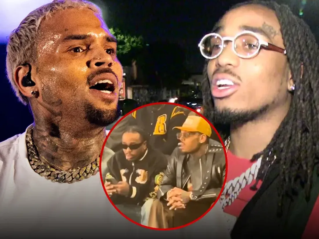 Chris Brown et Quavo : Tension palpable lors de la Fashion Week à Paris