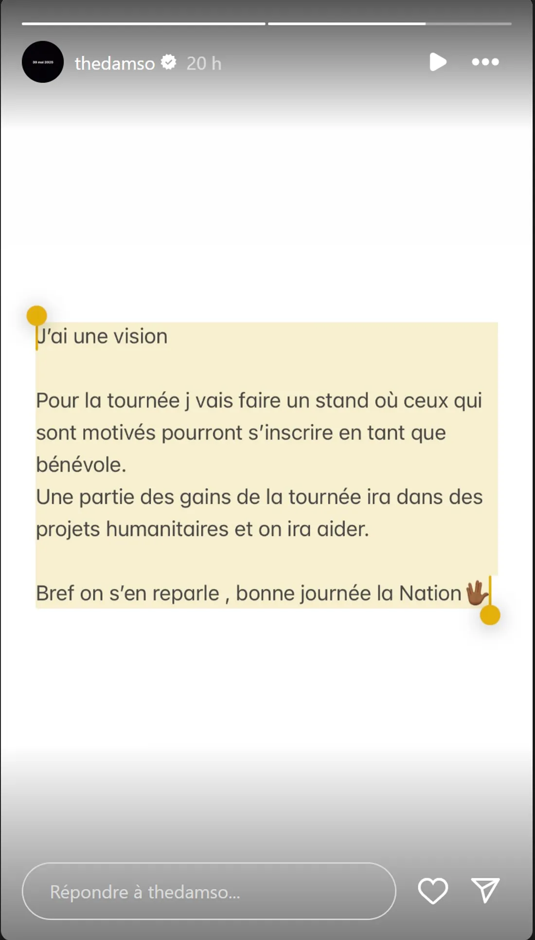 Damso annonce son dernier album et une tournée d'adieu