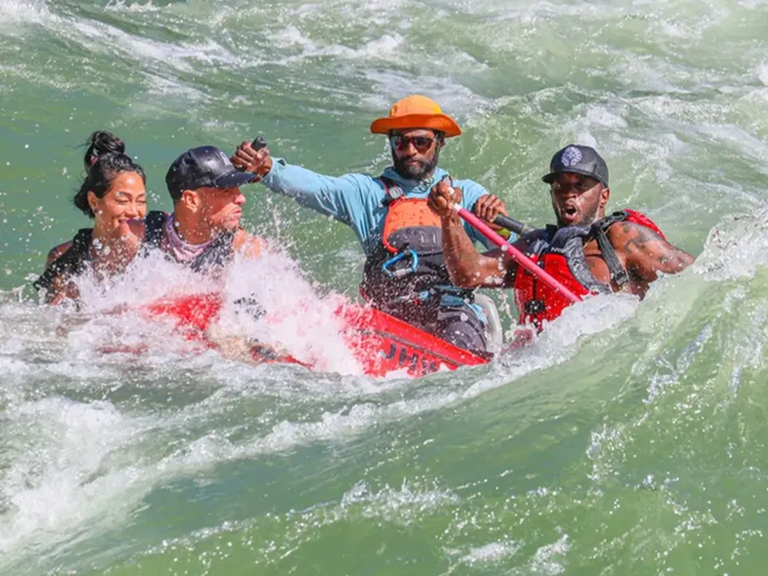 Diddy aperçu en rafting au Wyoming
