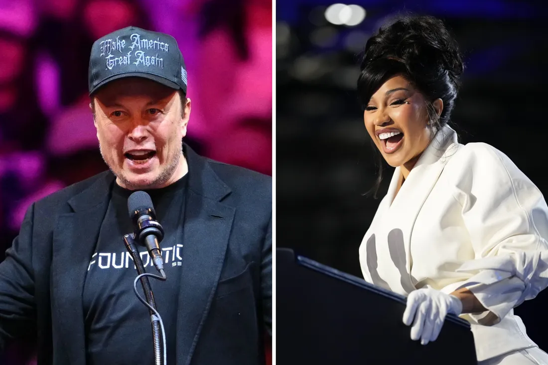 Cardi B répond à Elon Musk au sujet de son soution à Kamala Harris