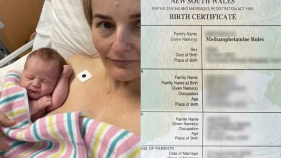 Un couple nomment leur fils "Methamphétamine" pour une blague... Finalement, la mairie approuve !