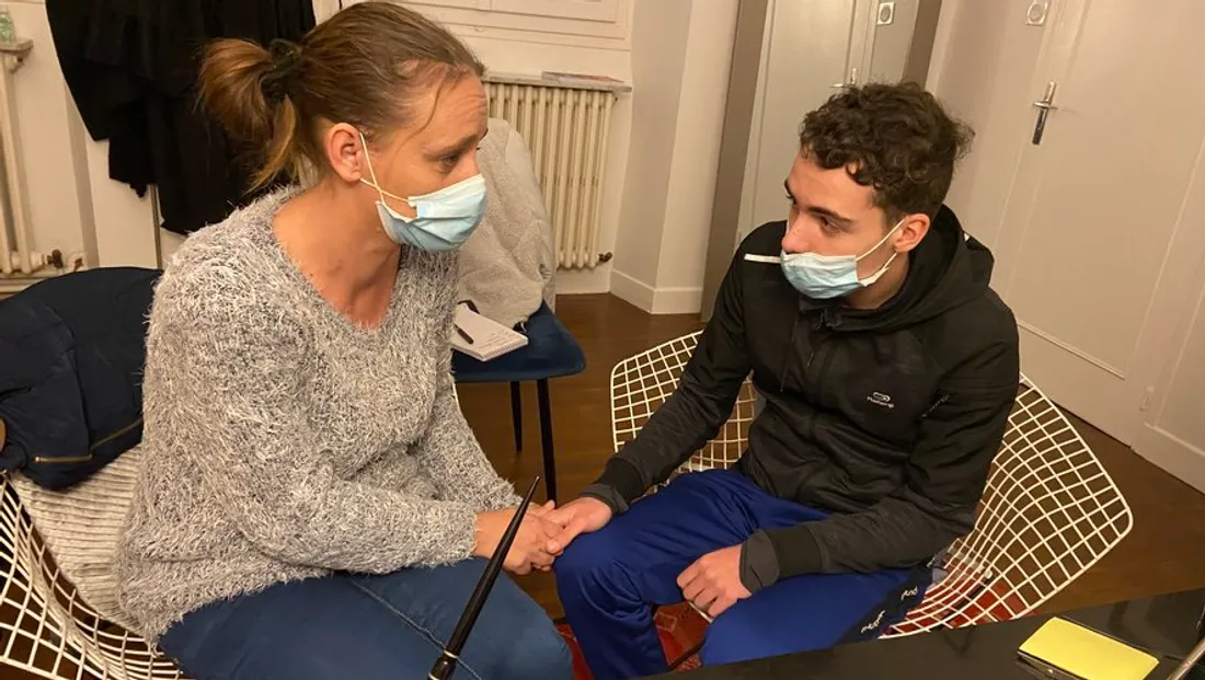 Romain, mort décapité à l'âge de 13 ans. 