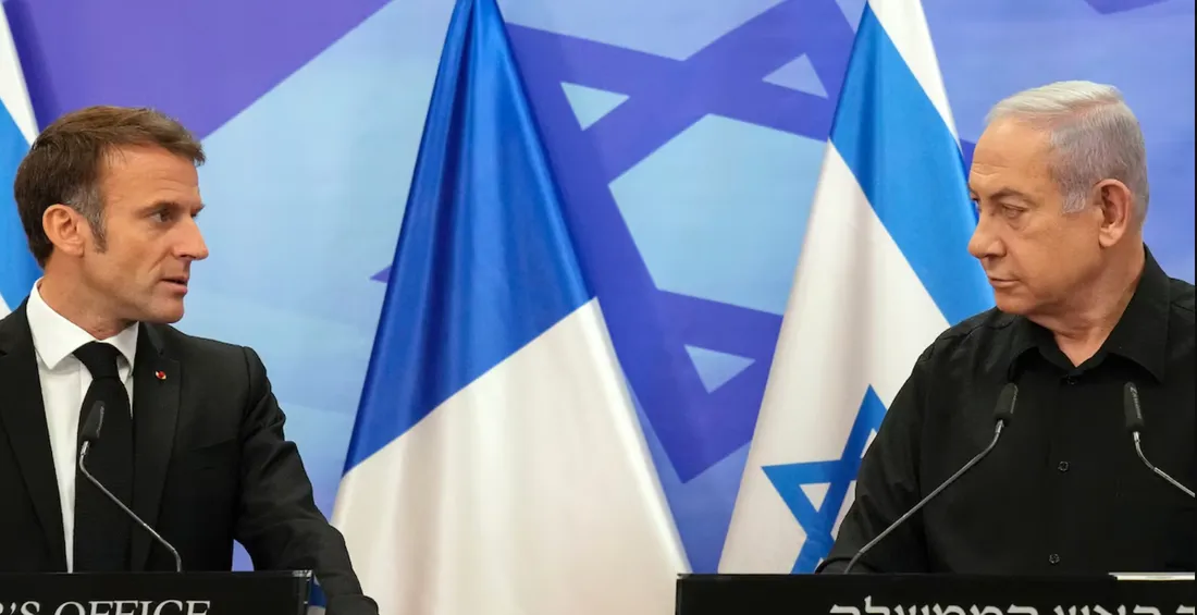 Tensions entre Macron et Netanyahu sur les origines d'Israël en plein conflit