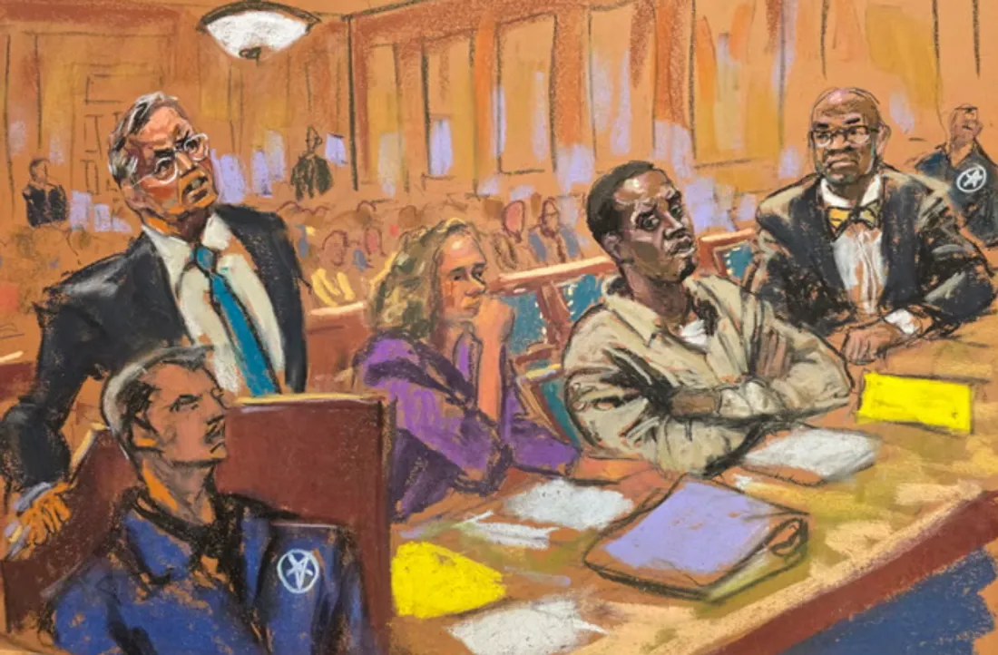 Diddy au tribunal : les images qui ont fuité