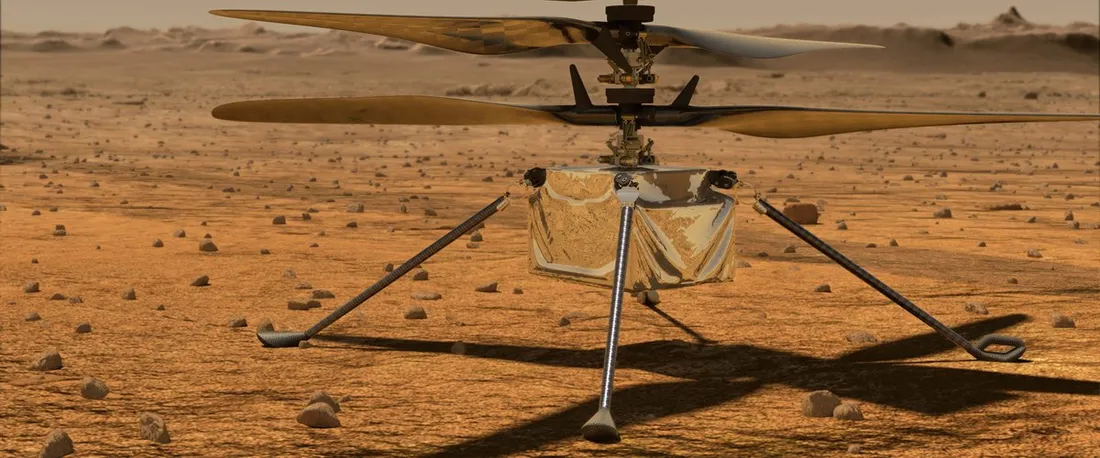 Des débris intrigants découverts sur Mars par l'hélicoptère de la NASA
