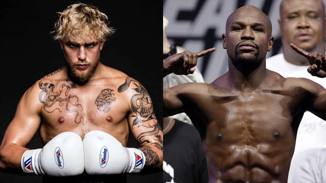 Jake Paul prend la fuite face à Floyd Mayweather [VIDEO]