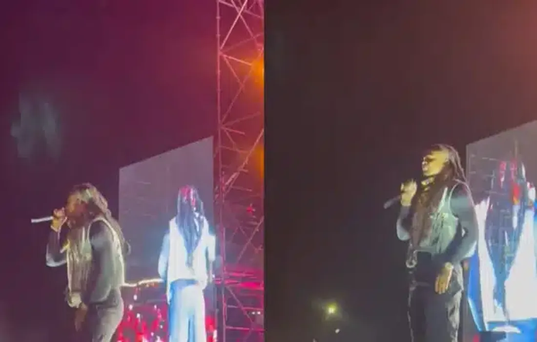 Sur scène Kalash provoque ouvertement Aya Nakamura