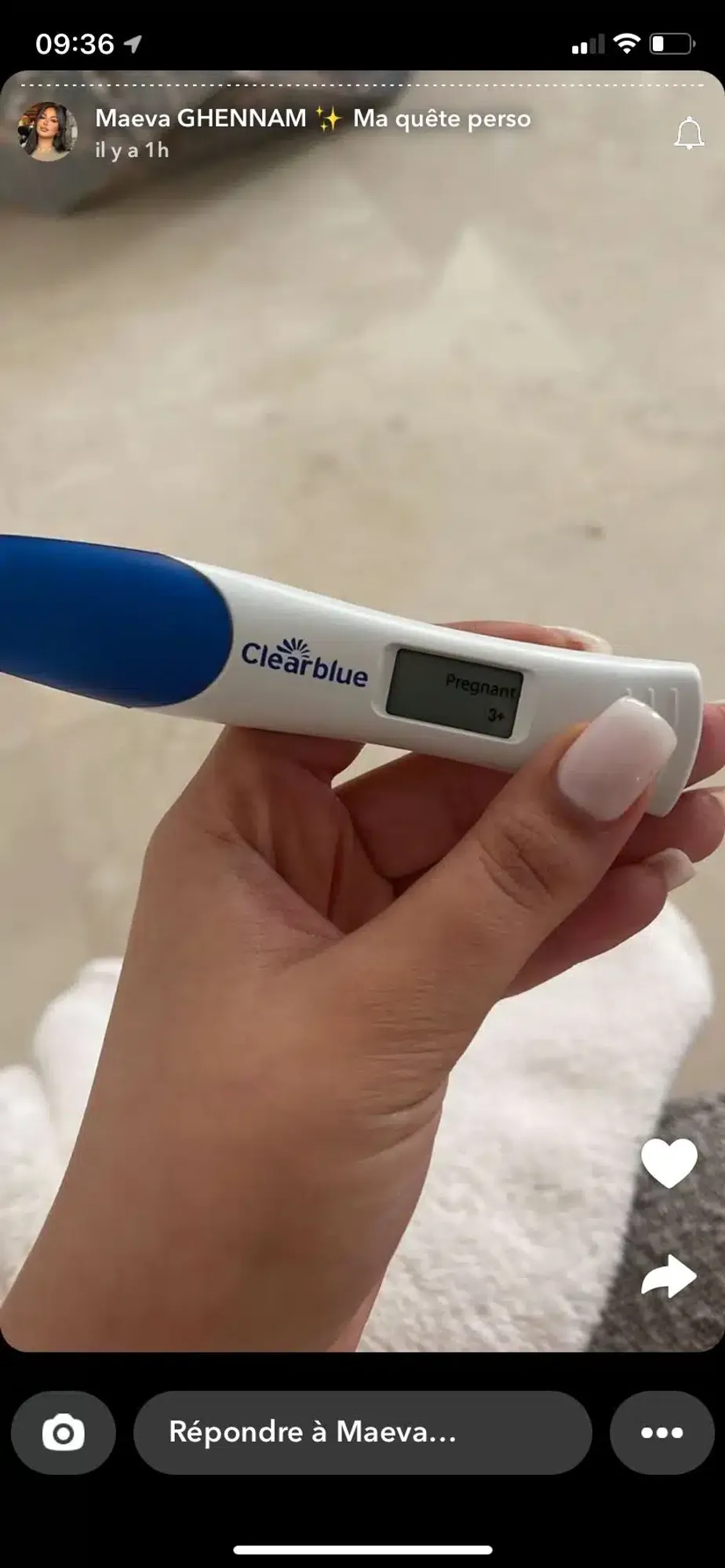 maeva ghenam enceinte