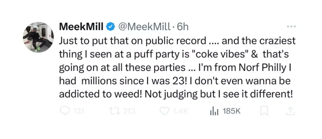 Meek Mill révèle les dessous des fêtes de Diddy