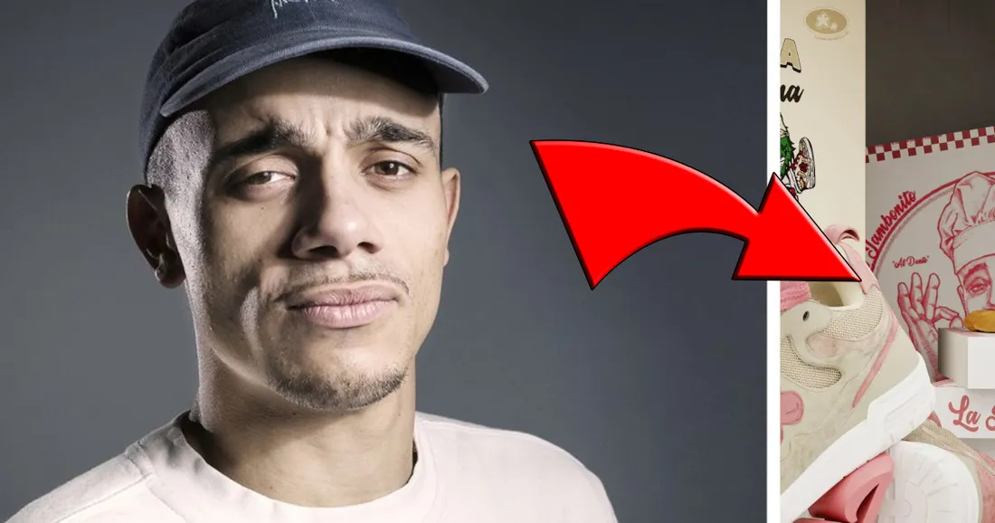 Mister V lance sa sneakers pizza Delamama ! 